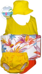 maillot-de-bain-fille-avec-bouées-intégrées